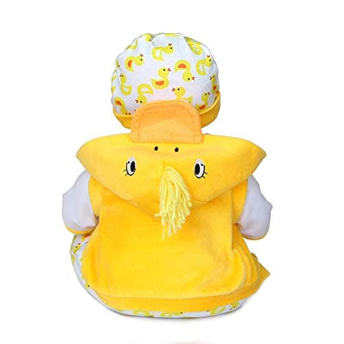 Reborn Baby Dolls Clothes 22 inch Outfit Accessories Yellow Duck 5pcs Set for 20-22 Inch Reborn Doll Newborn Girl&Boy thumbnail 5
