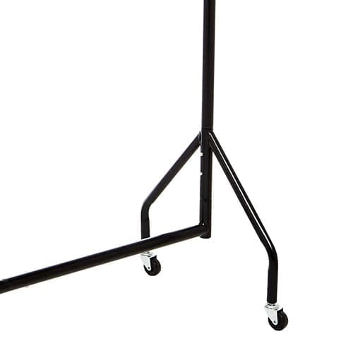 Amazon Basics Heavy Duty Portable Rolling Garment Rack, Hanging Clothes Organizer Rail for Display and Storage, Easy to Assemble, 19 x 60 x 48 inches, Black thumbnail 7