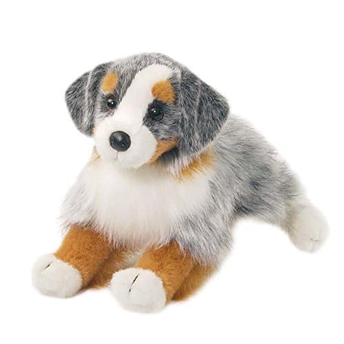 Douglas Sinclair Australian Shepherd Plush – Realistic Soft Stuffed Dog Toy, Cuddly & Lifelike Design - 16-Inch Long - Image 1