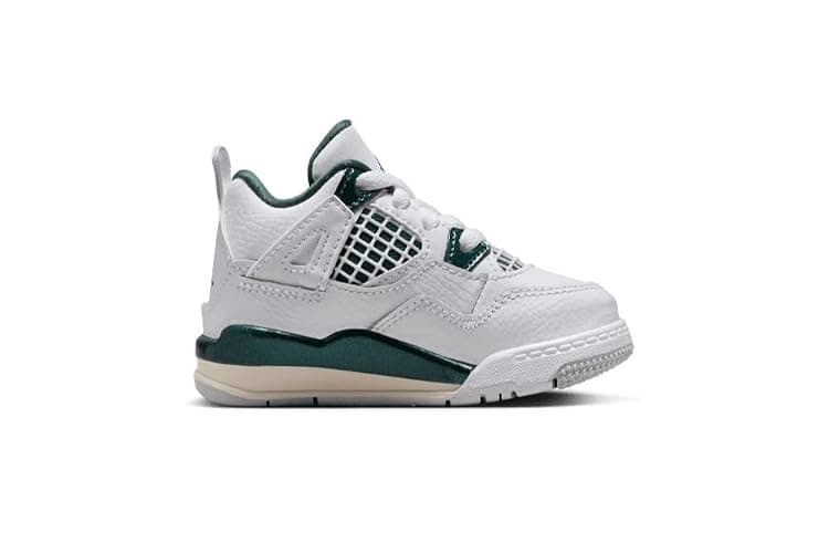 Jordan Toddler's 4 Retro Off White/Military Blue (BQ7670 141) - 4 Toddler - White/Oxidized Green/White-white thumbnail 2