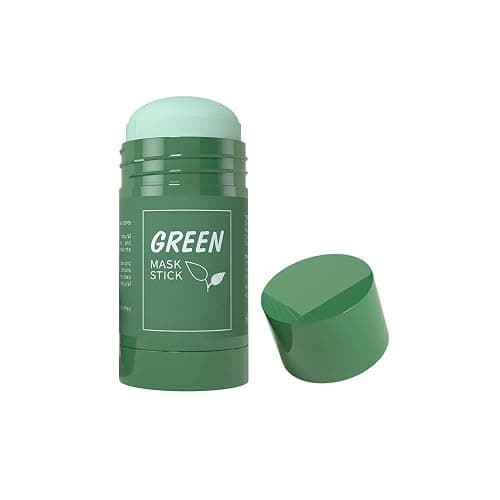 Green Mask Stick for Face, Blackhead Remover with Green Tea Extract, Deep Pore Cleansing, Moisturizing, Skin Brightening for All Skin Types of Men and Women (Pack of 1) - Pack of 1 - Image 1