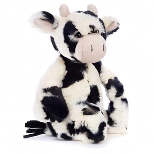 Jellycat Bashful Calf Stuffed Animal, Medium 12 inches - Farmyard Plush Toy - Classic Children's Gift thumbnail 6