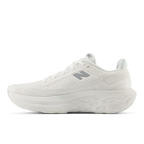 New Balance Women's Fresh Foam X 1080 V13 Running Shoe - White/Black/Reflection - 10 thumbnail 2