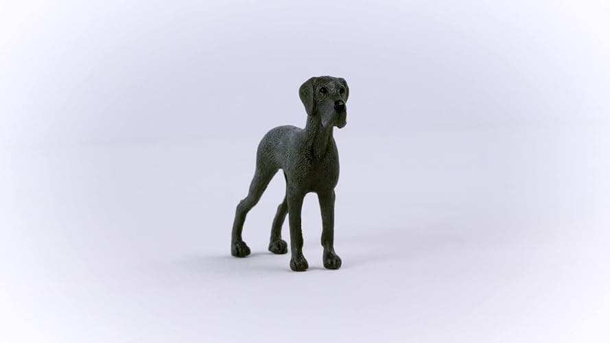 Schleich Farm World Great Dane Dog Figurine - Highly Detailed and Durable Animal Toy, Fun and Educational Play for Boys and Girls, Gift for Kids Ages 3+ thumbnail 2