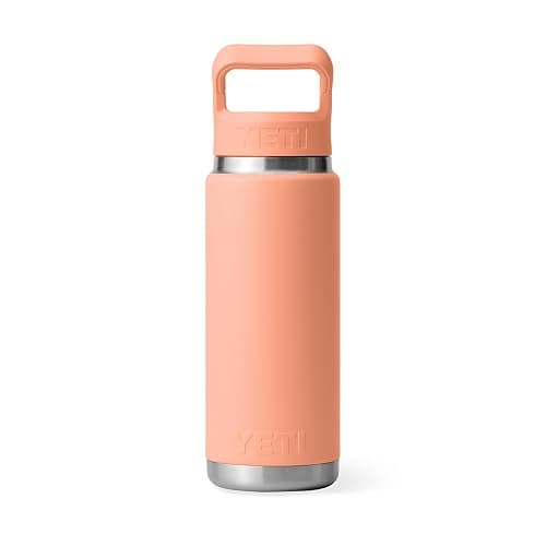 YETI Rambler 26 oz Bottle, Vacuum Insulated, Stainless Steel with Color Matching Straw Cap thumbnail 5