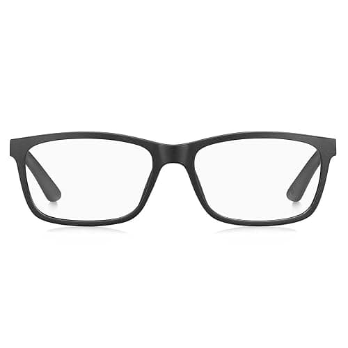Tommy Hilfiger Plastic Rectangular Eyeglasses 55 0003 Matte Black thumbnail 2
