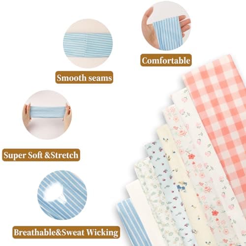Yoga Headbands for Women, Non Slip Elastic Sweat Hairbands, Solid Color Head Accessories Headscarves Hair Hoop, Sweat-Absorbing Hairbands for Sports, Fitness, Running thumbnail 3