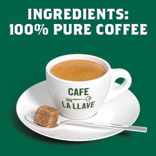 Cafe La Llave Latin Style Espresso Pods Dark Roast Compatible with Nespresso Original Line 40 Count Aluminum Capsules thumbnail 5