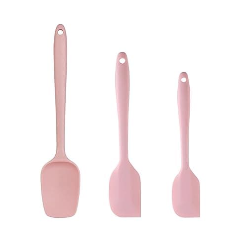 3-teiliges Silikon-Spatel Set, Hitzebeständig bis 230°C, BPA-frei, mit Edelstahlkern, Nahtloses Design, Spatel für Küche, Backen, Teig und Antihaft-Pfannen - Image 1