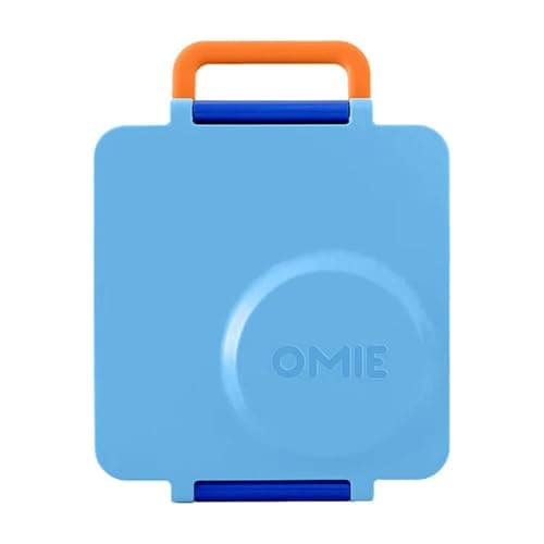 OmieBox Bento Box for Kids - Insulated Bento Lunch Box with Leak Proof Vacuum Insulated Food Jar - 3 Compartments, Two Temperature Zones (Blue Sky) thumbnail 7
