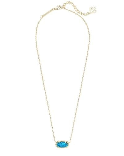 Kendra Scott Elisa Pendant Necklace for Women, Fashion Jewelry, 14k Gold-Plated thumbnail 2