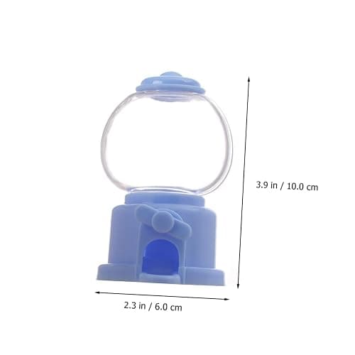 Mini Plastic Gumball Machine Candy Dispenser Fun Candy Catcher Party Favor Gumball Vending Machine for Candy and Treats thumbnail 2