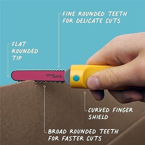 Makedo Discover | Upcycled Cardboard Construction Tool Kit in Small Toolbox (126 Pieces) | STEM + STEAM Educational Toys for at Home Play + Classroom Learning | Reusable Tools for Boys & Girls Age 5+ thumbnail 3