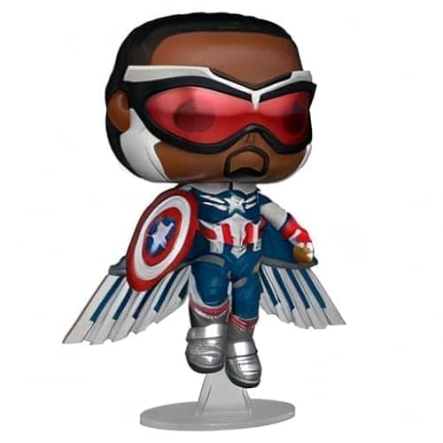 Funko Pop Marvel The Falcon and The Winter Soldier 3.75 Inch Action Figure Exclusive - Captain America Sam Wilson #817 thumbnail 2