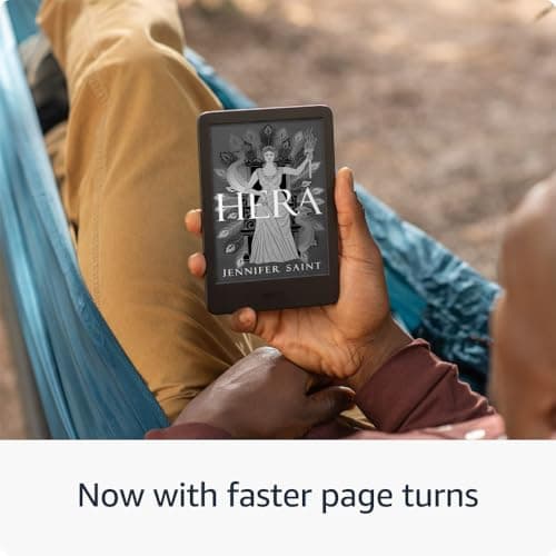 Amazon Kindle 16GB (newest gen) - Lightest and most compact Kindle, with glare-free display, faster page turns, adjustable front light, and long battery life - Black thumbnail 3