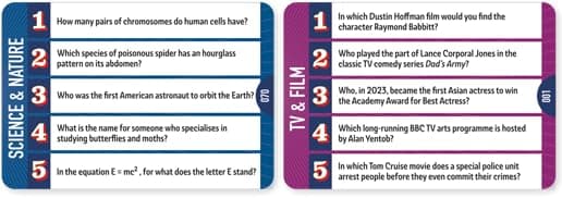 Cheatwell Games Host Your Own Quiz - Team Game With 2000 Trivia Questions Written For British Quizzers - With Score Chart, Answer Pads & Pencils, ages 14+ thumbnail 8
