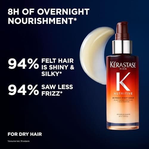 Kerastase Nutritive 8H Magic Night Serum - Overnight Treatment for Dry Hair, Enhances Shine, With Plant-Based Proteins thumbnail 4