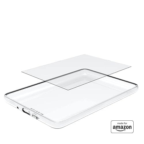 Clear Case and Glass Screen Protector for Kindle (2022 release), Made for Amazon - Image 1