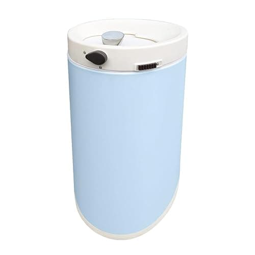 JM ·YIPENG Diaper Pail, Airtight Odor Control Baby Diaper Bin with Childproof Lock, Stainless Steel Garbage Pail with lid, 15 Liter/ 4 Gallon Compact Nursery Trash Can with Removal Inner Liner, Blue