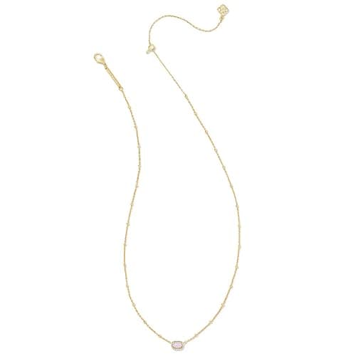 Kendra Scott Mini Elisa 14k Gold-Plated Satellite Short Pendant Necklace, Fashion Jewelry for Women thumbnail 2