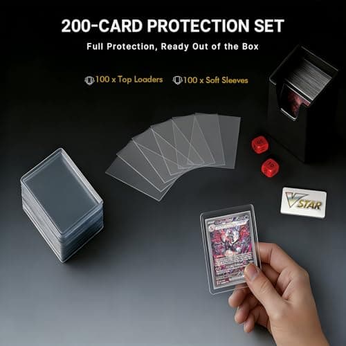 Foluck 9 Pocket Top Loader Binder Trading Card Binder Holds 252 Toploaders thumbnail 3