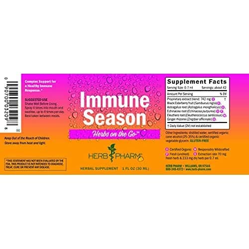 Herb Pharm Herbs on The Go Portable Spray: Immune Season, 1 Ounce thumbnail 4