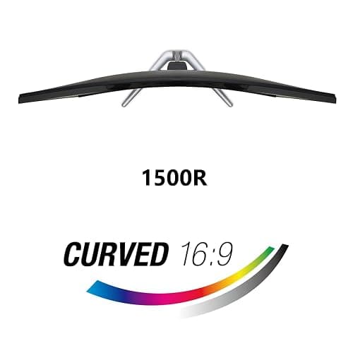 Acer 27" WQHD 2560 x 1440 1500R Curved PC Gaming Monitor | AMD FreeSync Premium | Up to 170Hz Refresh | 1ms VRB | VESA Mount | HDR10 | 1 x Display Port 1.2 & 2 x HDMI 2.0 | EDA270U Pbmiipx | Silver - 27-inch - WQHD thumbnail 7
