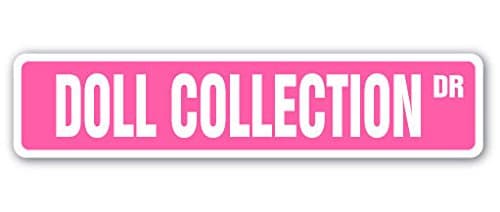 Cortan360 DOLL COLLECTION Street Sign barbie antique collectible collector baby 8" Sticker Decal - Image 1