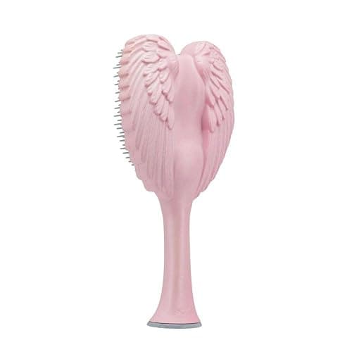 Detangling Hair Brush - Anti Static Angel Wing Hair Brush with Soft & Flexible Bristle for Straight & Wavy Hair - Tangle Angel Hair Detangler Brushes for Blow Drying & Shower - Matt Satin Pink thumbnail 5