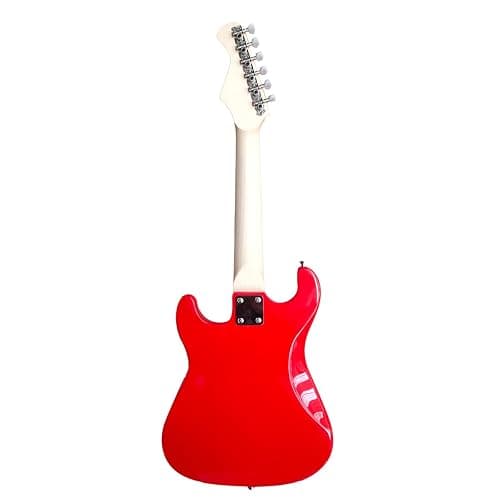 CB SKY 30 Inch Kids Electric Guitar Beginner Kit, Junior Size Mini Electric Guitar for Children with Amplifier (battery/adaptor not included) and Guitar bag, Unisex Red thumbnail 5