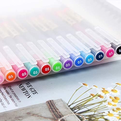 XSG Premium Gel Ink Pen Fine Point Pens Ballpoint Pen 0.5mm for Japanese Office School Stationery Supply 12 Packs thumbnail 4
