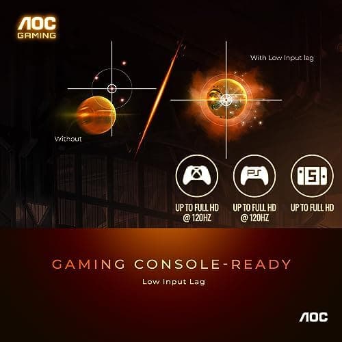 AOC 27 Inch Gaming Monitor QHD 180Hz Mini-LED HDR1000, Q27G3XMN | 3440×1440 Computer Monitor, 0.3ms, HDR400, USB 3.2, DP 1.4, HDMI 2.1, Height Adjustable Stand, Audio Out, VESA Mount thumbnail 4