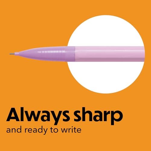 BIC Xtra-Smooth Pastel Mechanical Pencils with Erasers, Medium Point (0.7 mm), Bulk School Supplies for Students and Teachers, 40-Count Pack thumbnail 7