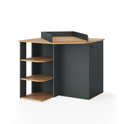 Vicco Commode à Langer Kristian, Anthracite/Artisan, 85x77.3cm avec 3 Compartiments fermés thumbnail 3