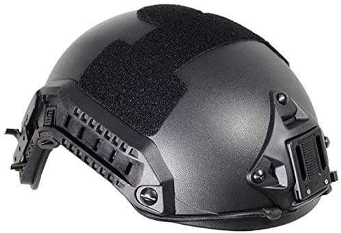 ATAIRSOFT Adjustable Maritime Helmet ABS for Airsoft Paintball - Medium-Large - Black thumbnail 4
