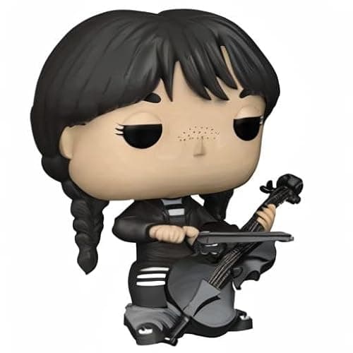 Funko POP Television! Wednesday - Wednesday with Cello (Exclusive) Black thumbnail 2