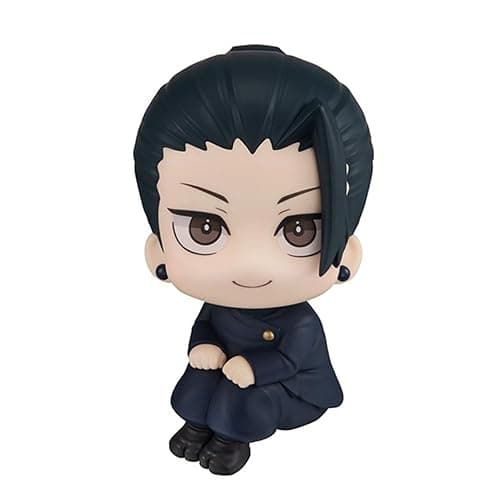 Puruuige Geto Suguru Figure Anime Suguru Figurine 3.93'' Look Up Pose Model Statue PVC Cute Cake Topper Decoration thumbnail 2