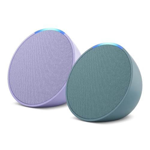 Amazon Echo Pop (newest model), Our smallest Alexa speaker, Fits in any room, Lavender Bloom thumbnail 10