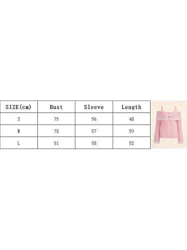 Women Off Shoulder Top Y2K Long Sleeve Lace Trim Knit Shirt Fashion Cute Solid Pullover Sweater Fall Clothes thumbnail 5