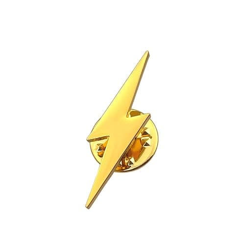 Snatainless Steel Lightning Mark Brooch and Pin - Image 1
