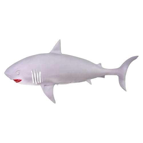 Jumbo 21.5" Shark Squishy Squeeze Stress Ball Soft Fiber Filling - Sensory, Fidget Toy thumbnail 6