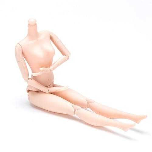 3pcs Female Doll Body 12 Joint Doll Making Moveable Body 26cm Without Head DIY Female Girls Women Figure (Style A) thumbnail 4