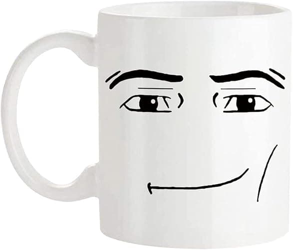 Fonhark Funny Gamer Mug Set - MAN & WOMAN Face Mugs, Birthday Gift, 11 Oz White Novelty Coffee Cup (Pack of 2) thumbnail 4