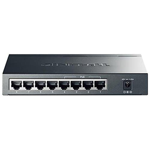 TP-Link TL-SG1008P 8-Port Gigabit PoE Switch, Network Switch with 4 PoE+ Ports, Multicast Optimization Ethernet Splitter, Power up to 30 W Metal Casing, Ideal for IP Surveillance and Access Point thumbnail 2