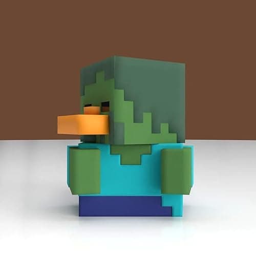 TUBBZ First Edition: Minecraft - Zombie Cosplaying Rubber Duck Vinyl Figure thumbnail 3