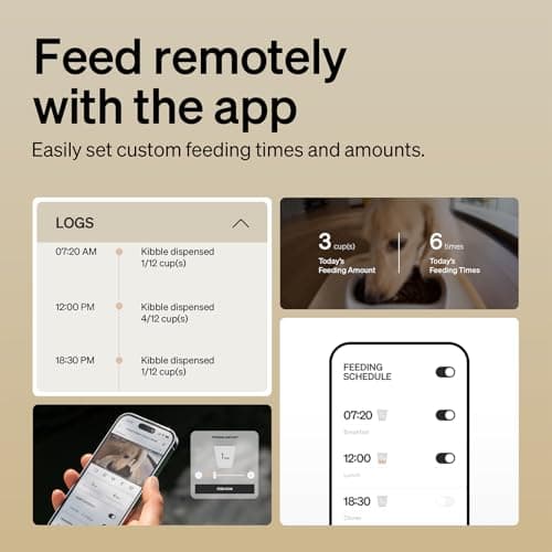 PETLIBRO Automatic Cat Feeder with 1080p HD Camera, AI Motion Detection, Two-Way Audio, and Remote App Control, Granary Smart Camera Pet Feeder thumbnail 4