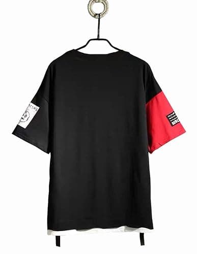 Hello MrLin Men's Techwear Japanese Harajuku Streetwear Hip Hop Short Sleeve T-Shirt thumbnail 4