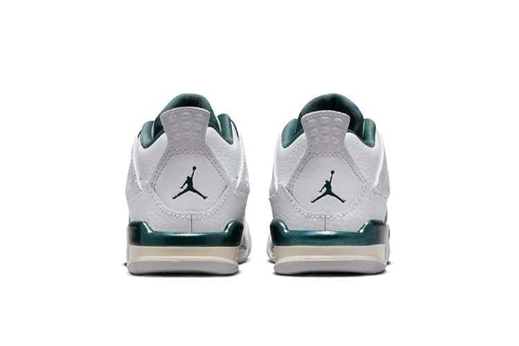 Jordan Toddler's 4 Retro Off White/Military Blue (BQ7670 141) - 4 Toddler - White/Oxidized Green/White-white thumbnail 6