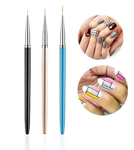 FULINJOY 5PCS Dotting Pens with 3 PCS Nail Painting Brushes, Nail Art Design Tools thumbnail 5