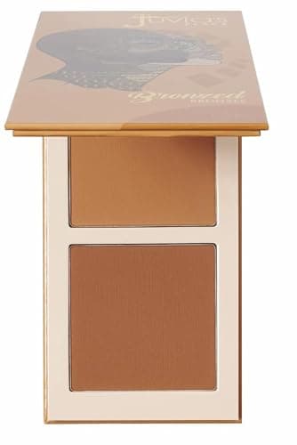 Juvia's Place Bronzed Duo Bronzer Tan - Soft Matte, Contour Powder, Long-Wearing & Buildable Bronzing Powder - Suitable for Tan Skin Tone - Image 1